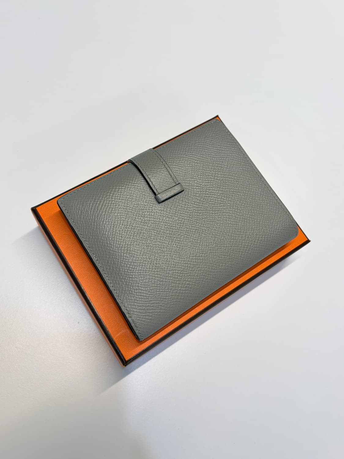 에르메스 베안 반지갑 그리스 무엣 은장 상품이미지6