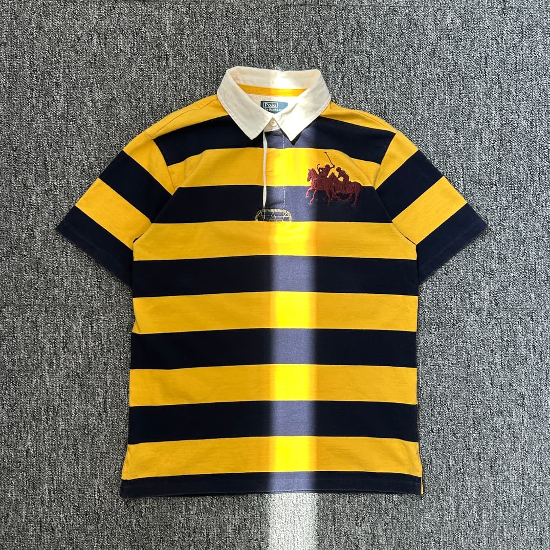 폴로 랄프로렌 스트라이프 더블포니 반팔 PK 상품이미지1