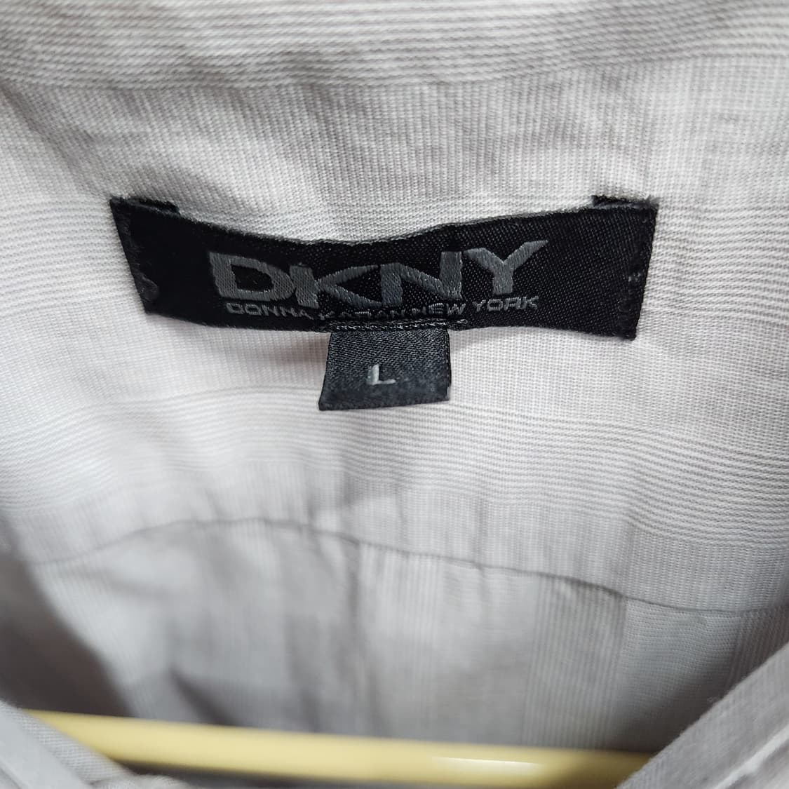 DKNY 원포켓 핀스트라이프 반팔셔츠 L(XL) 상품이미지5