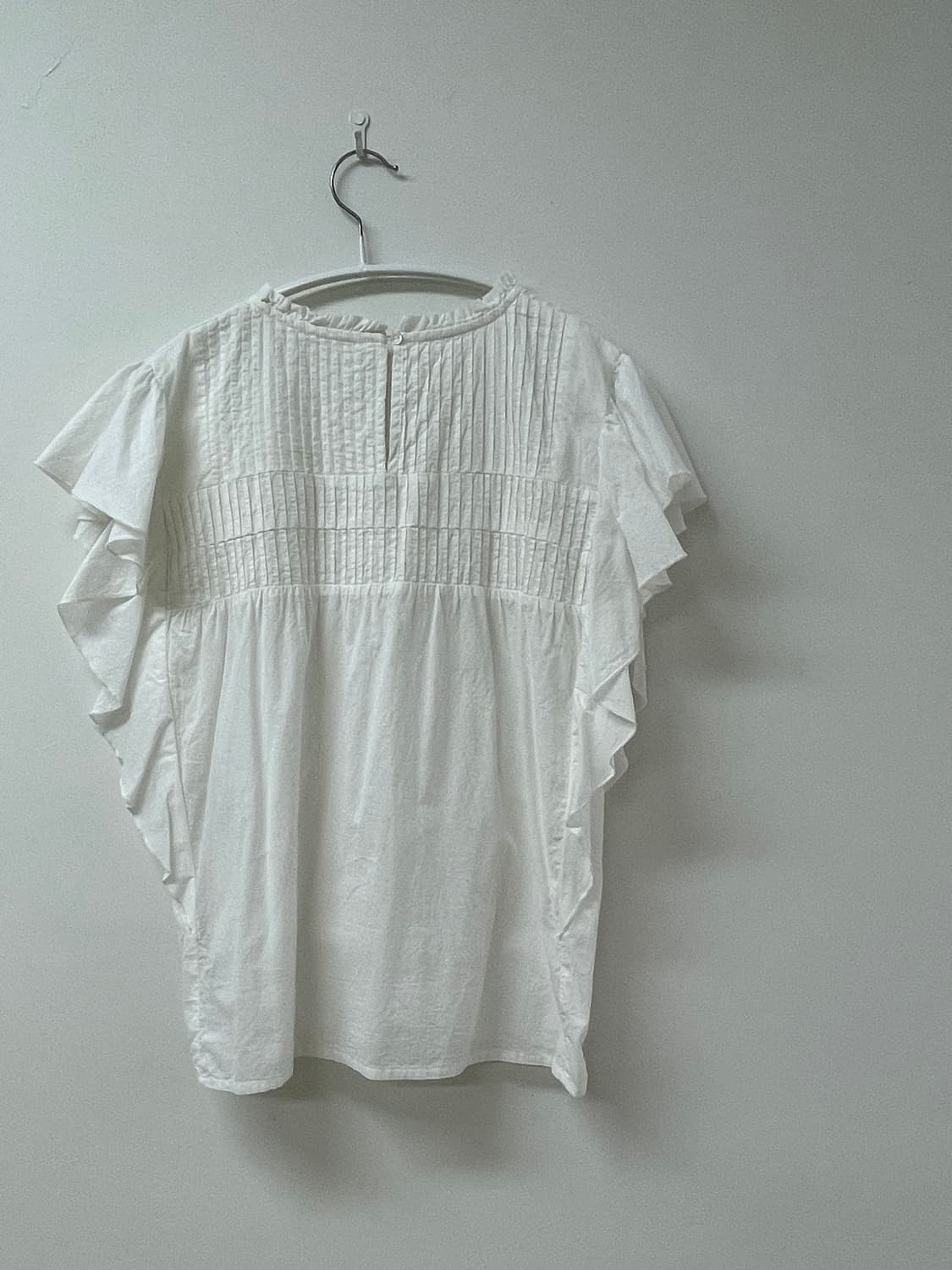 화이트 프릴 블라우스 상품이미지6