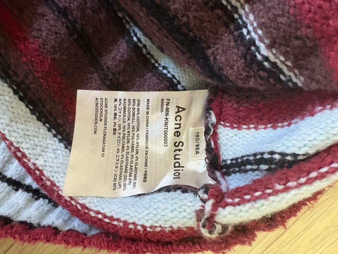 아크네 니트 후드집업 상품이미지4