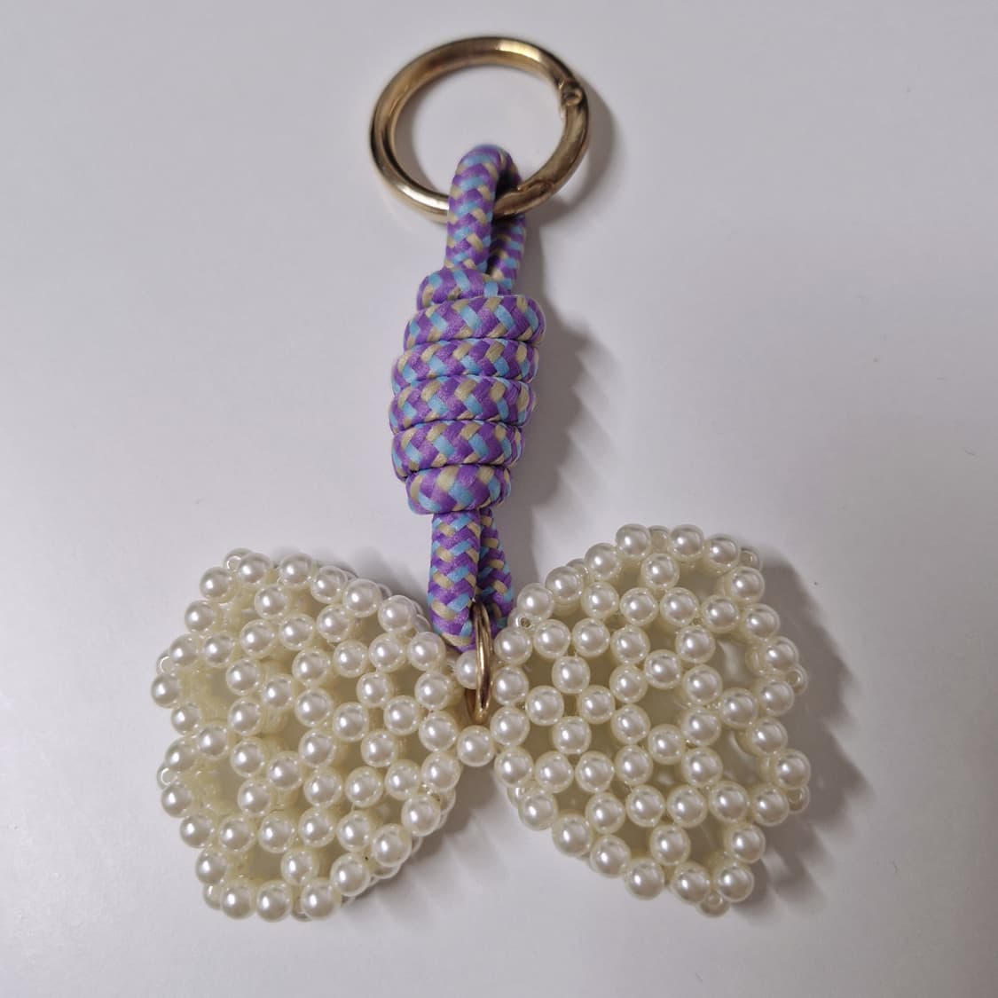 니코앤드 Niko and 진주 리본 연보라 키링 상품이미지1