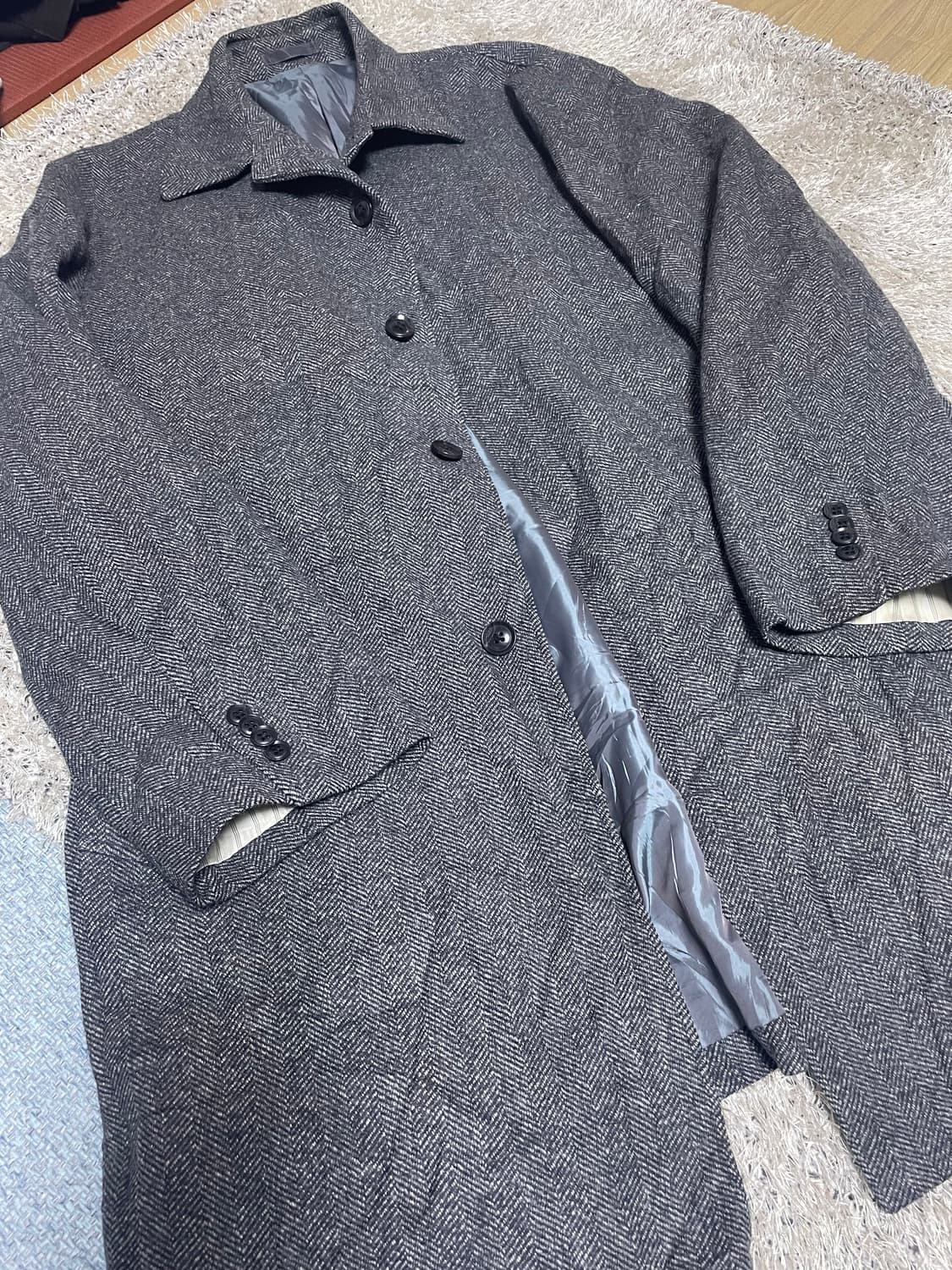 일본판 AREZZO BIANCONI 110 캐시미어혼방코트 상품이미지2