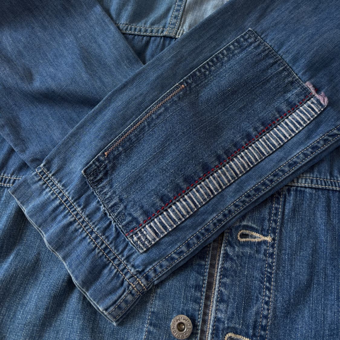 Issey Miyake Hai Patchwork Denim T-shirt 상품이미지8