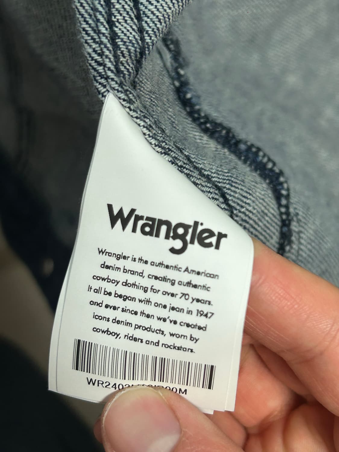 랭글러 데님 셋업 상품이미지4