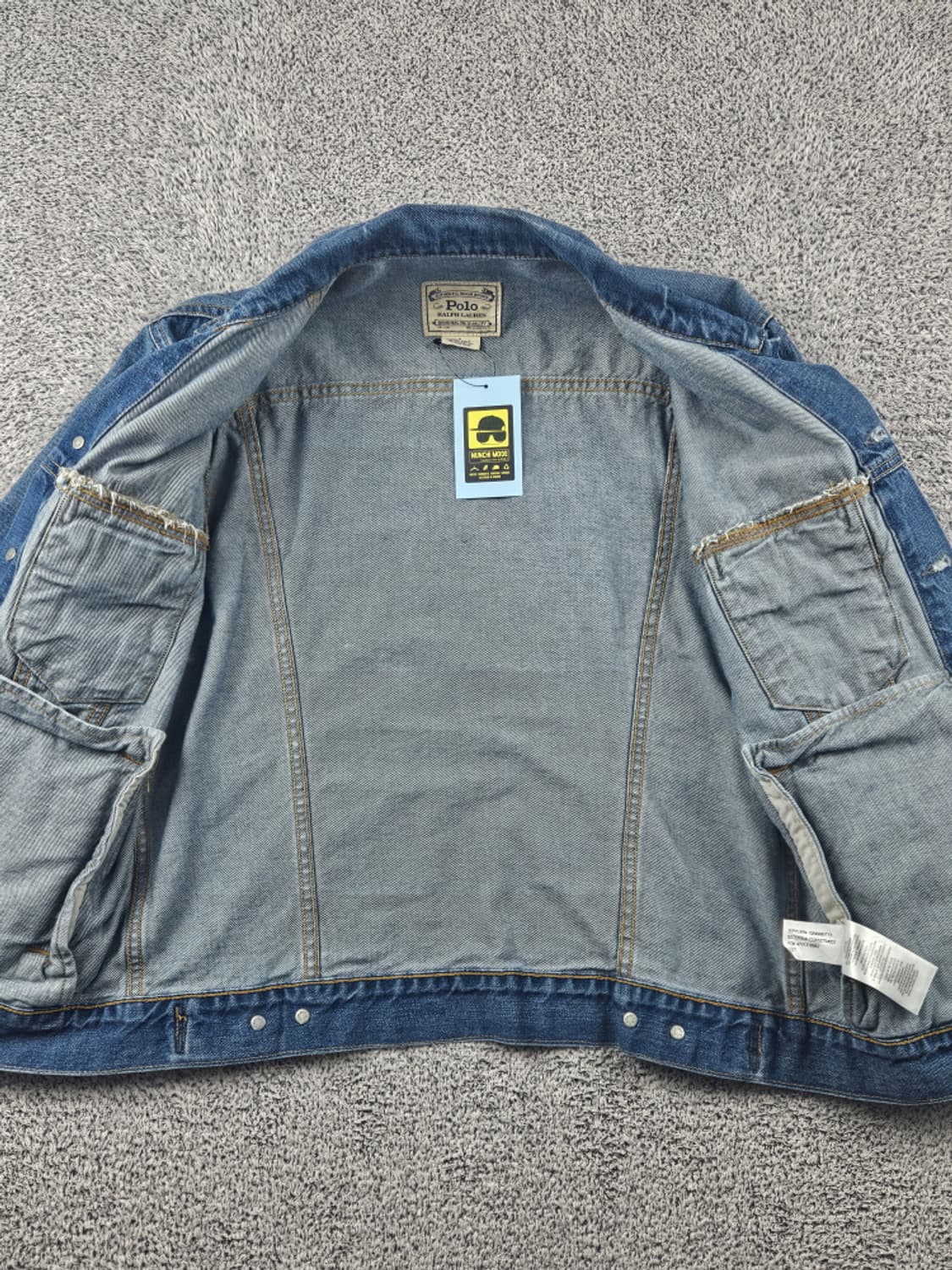 폴로랄프로렌 알파인 레이싱 스키 베어 데님 자켓 ( M ) / 10617 상품이미지10