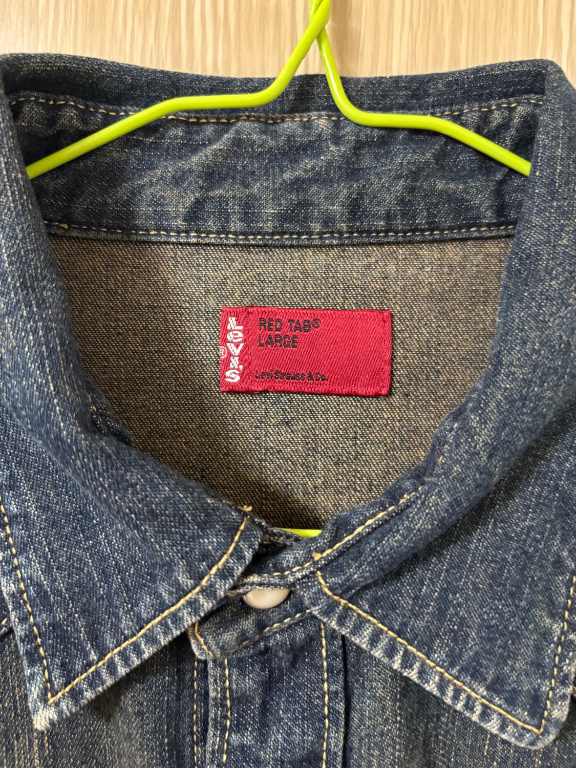 Levis 리바이스 레드탭웨스턴 데님 셔츠 상품이미지3