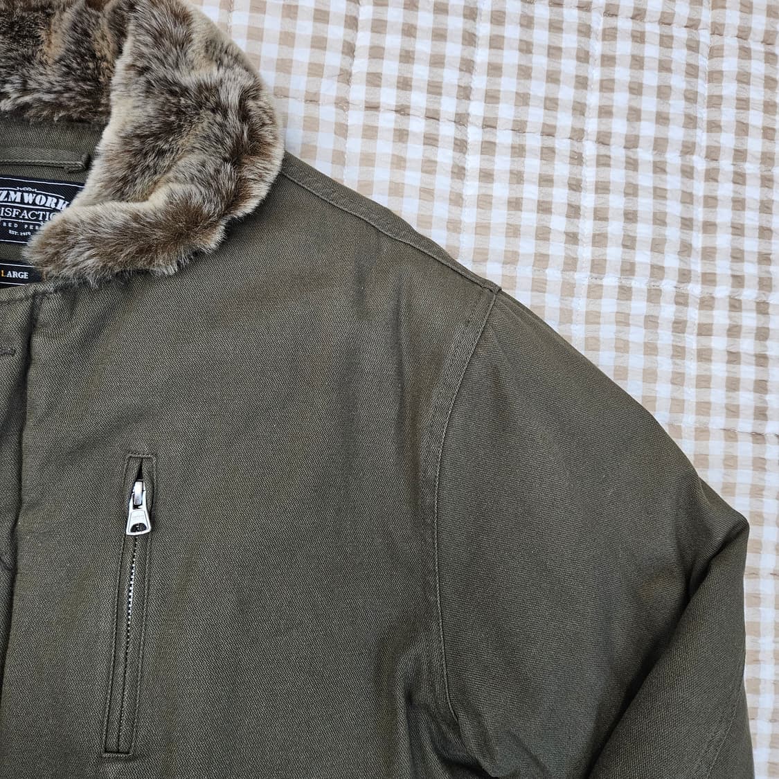 프리즘웍스 N-1 면점퍼 남자100 상품이미지4