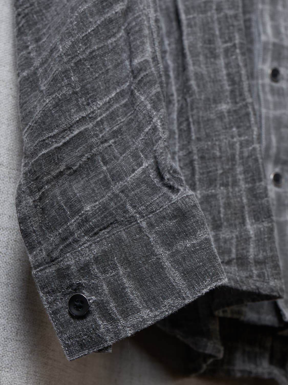 D.hygen 리넨 카라리스 셔츠 상품이미지5