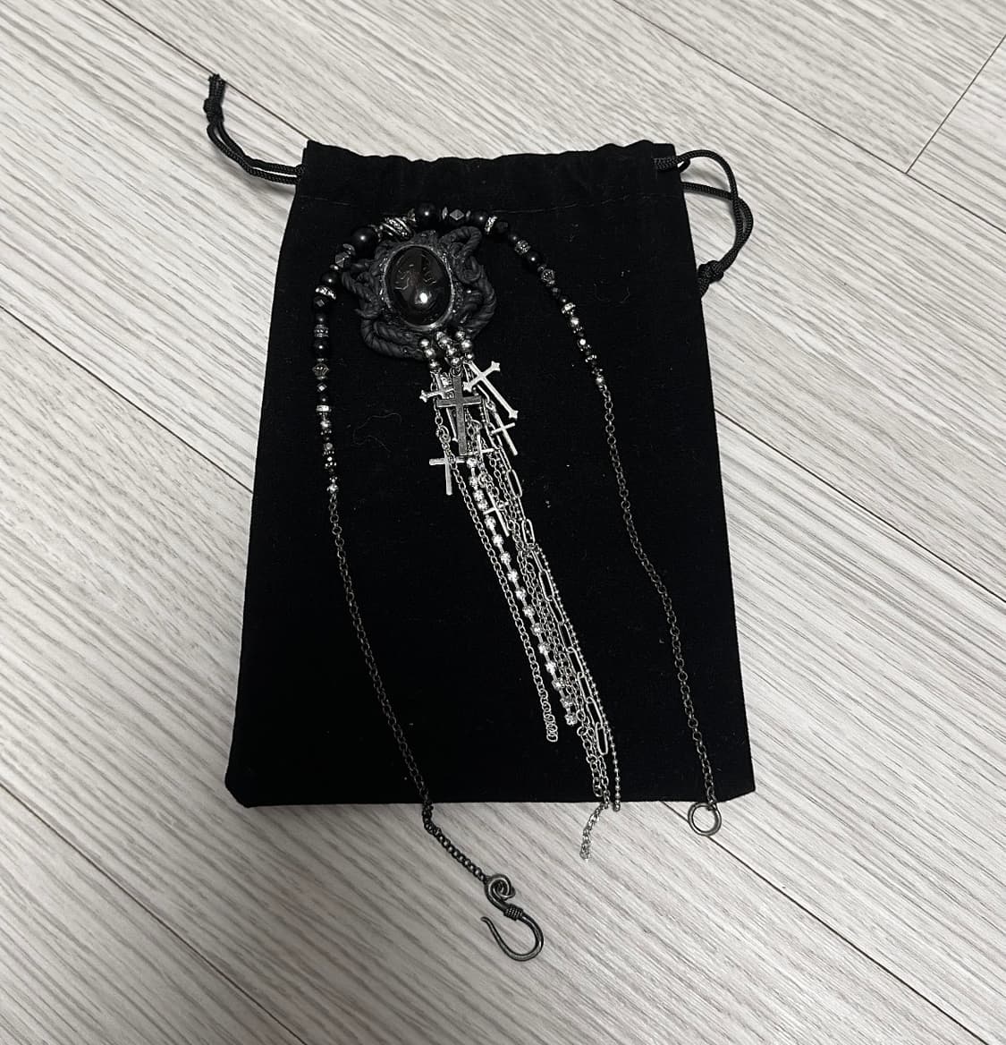 Vy001 Dangle Scorpion Beads Necklace 상품이미지1