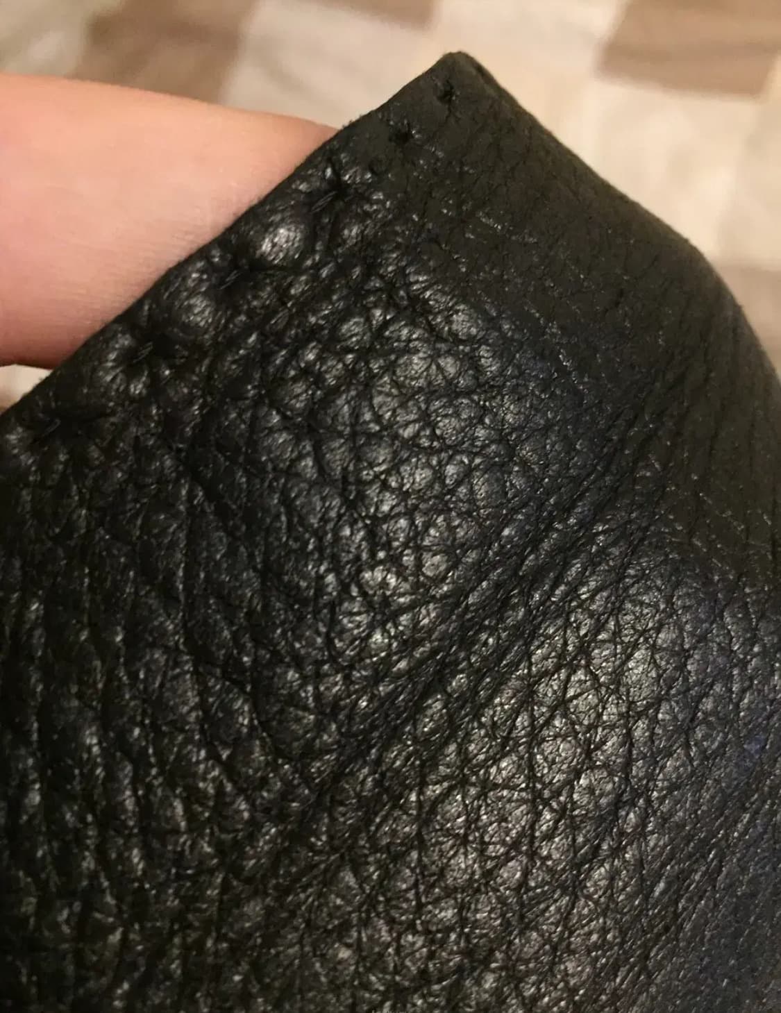 HERMES 에르메스 스커트(레더-디어스킨/실크)36 사이즈 상품이미지4