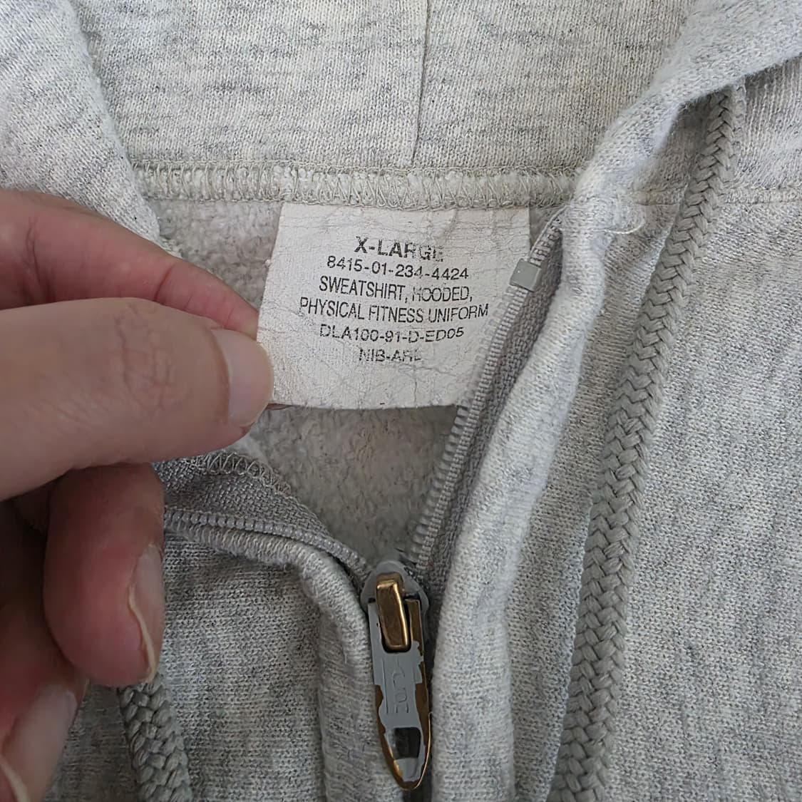 [XL] 90s 빈티지 OG US ARMY 후드집업 칸예 상품이미지8