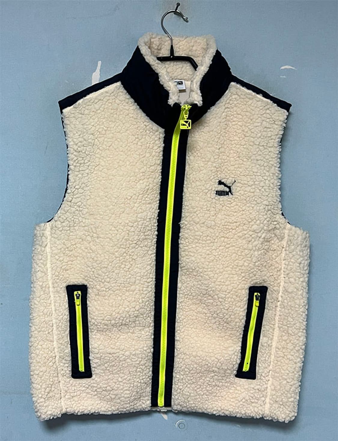 PUMA 푸마 남자 뽀글이조끼 후리스 L 100 상품이미지1