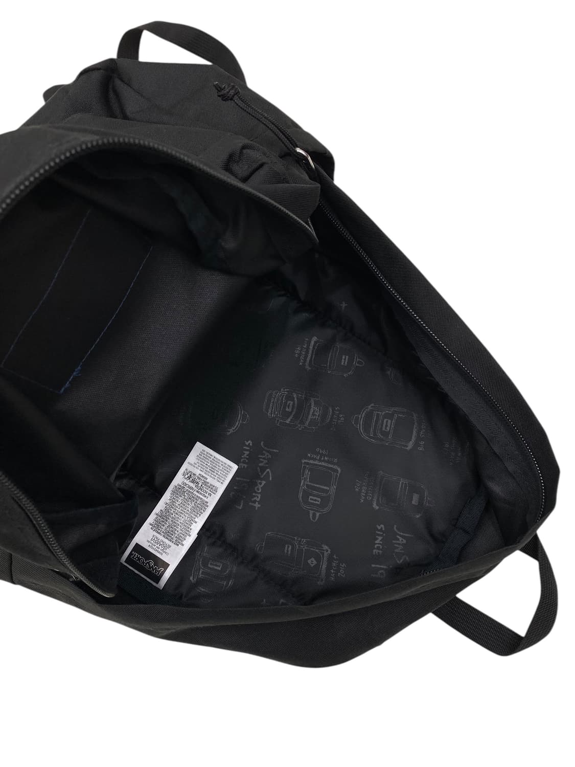 잔스포츠 블랙 백팩 상품이미지3