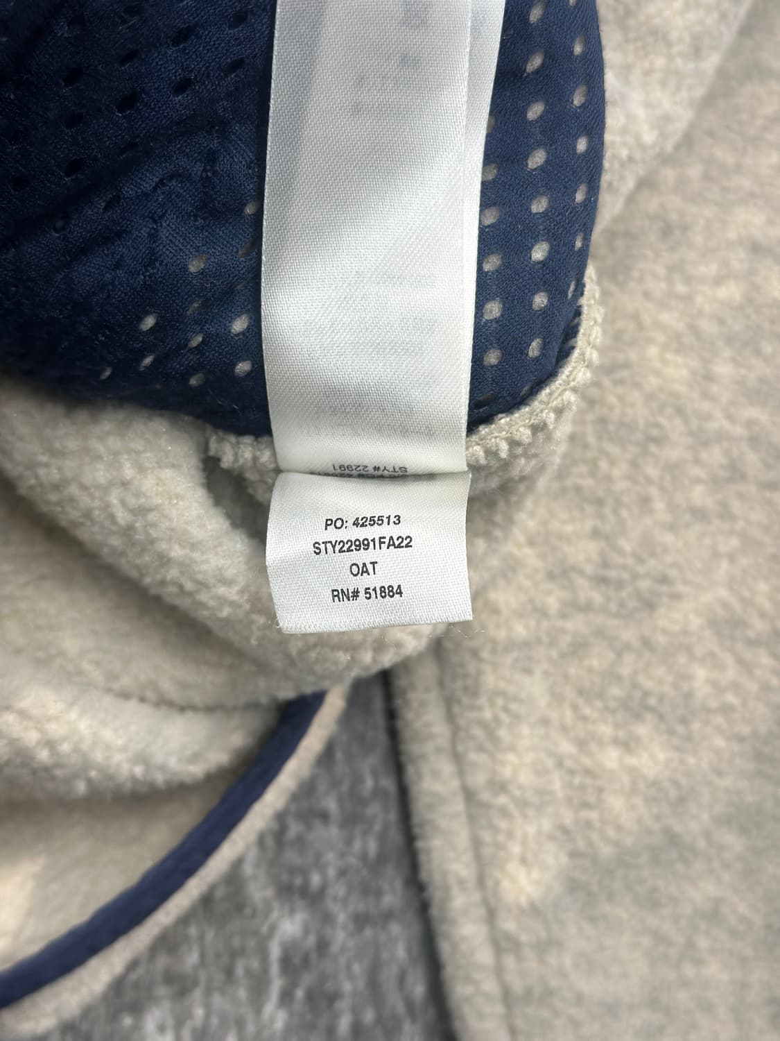 파타고니아 신칠라 오트밀/네이비 집업 자켓  상품이미지10