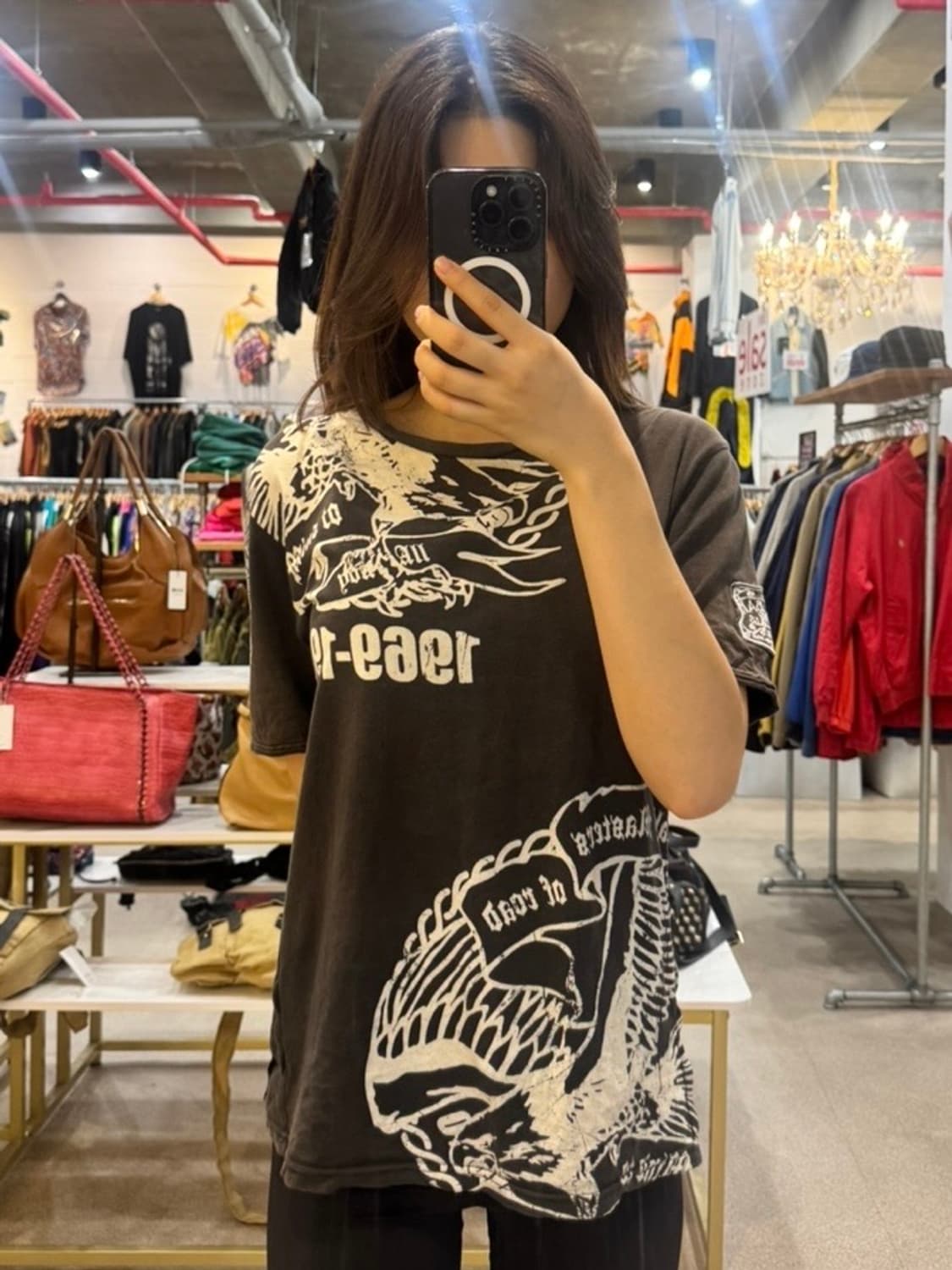 빈티지 프린팅 반팔 티셔츠 상품이미지4