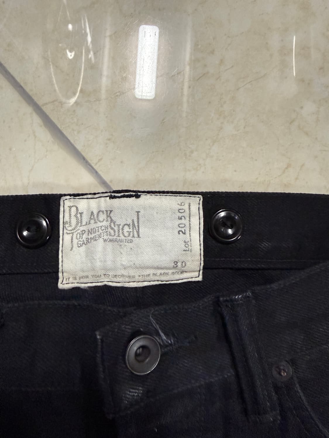 Black Sign 블랙 데님 30인치 상품이미지2