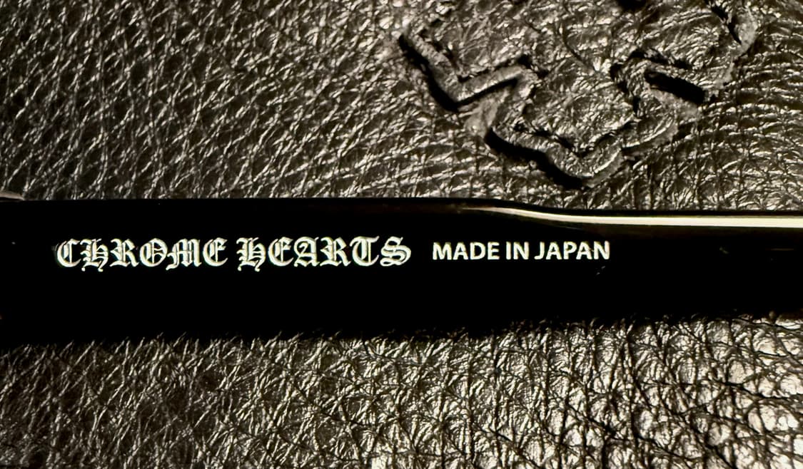 크롬하츠 콕스어커 블랙/실버 안경 상품이미지10