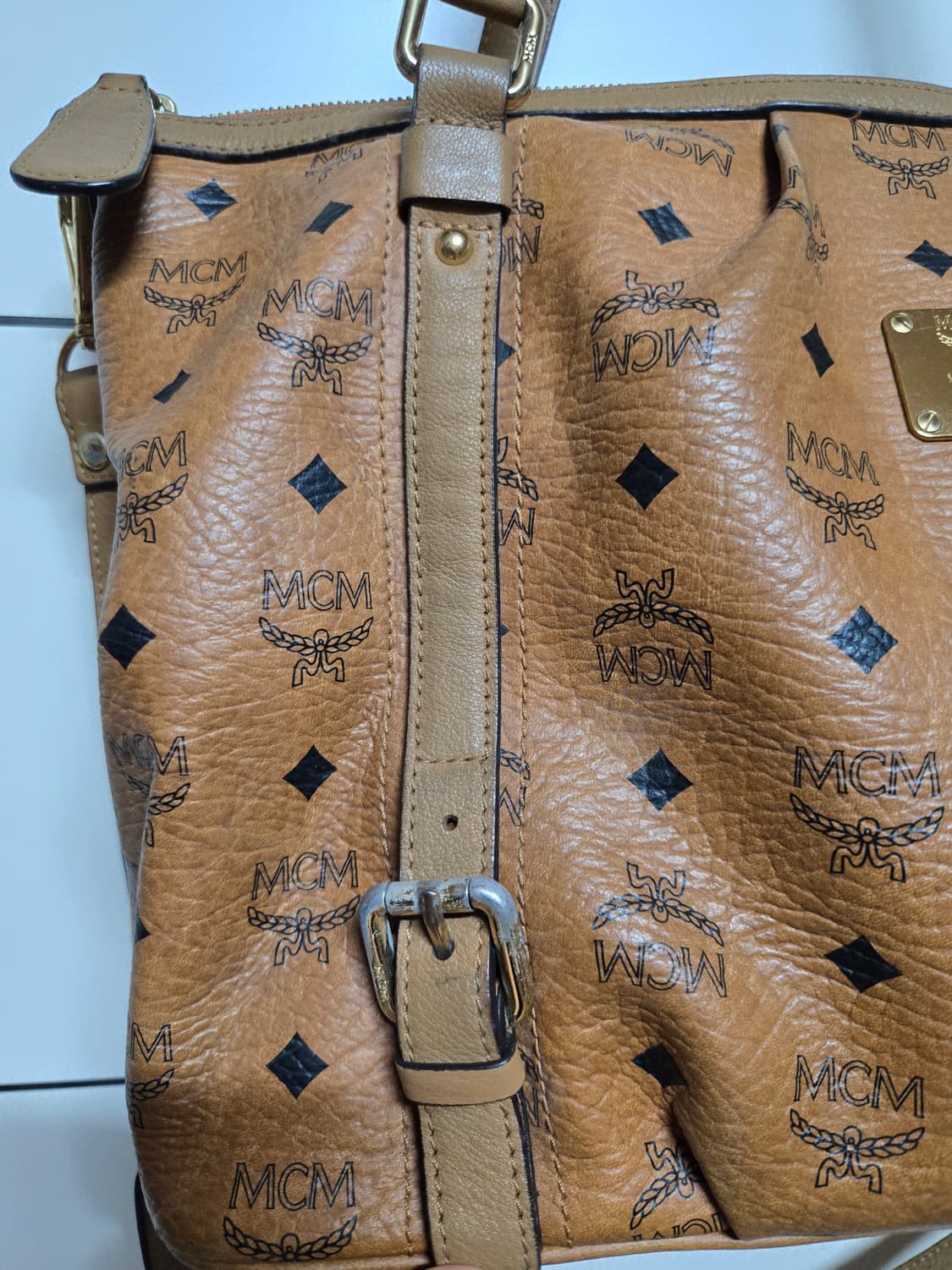 MCM 비세토스 시그니처 숄더백 크로스백 상품이미지4