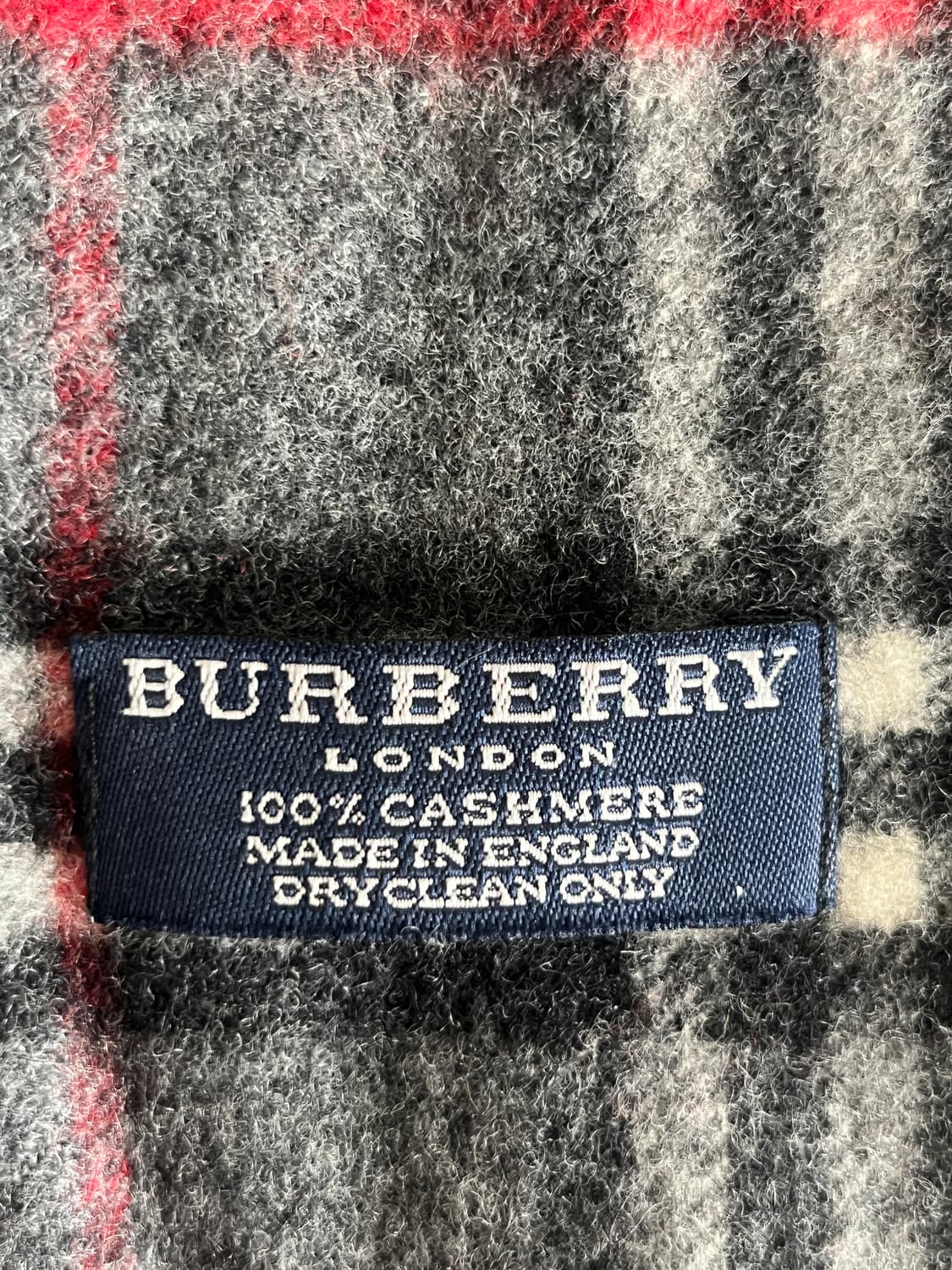 버버리 런던 캐시미어 노바체크 머플러 상품이미지4