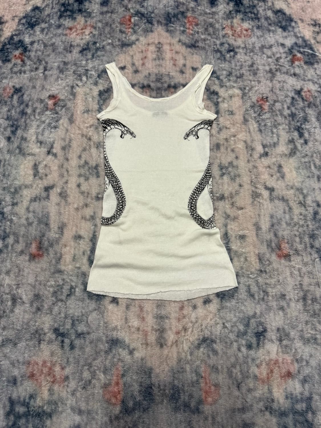 Sly twin snake ribbed sleeveless 상품이미지5