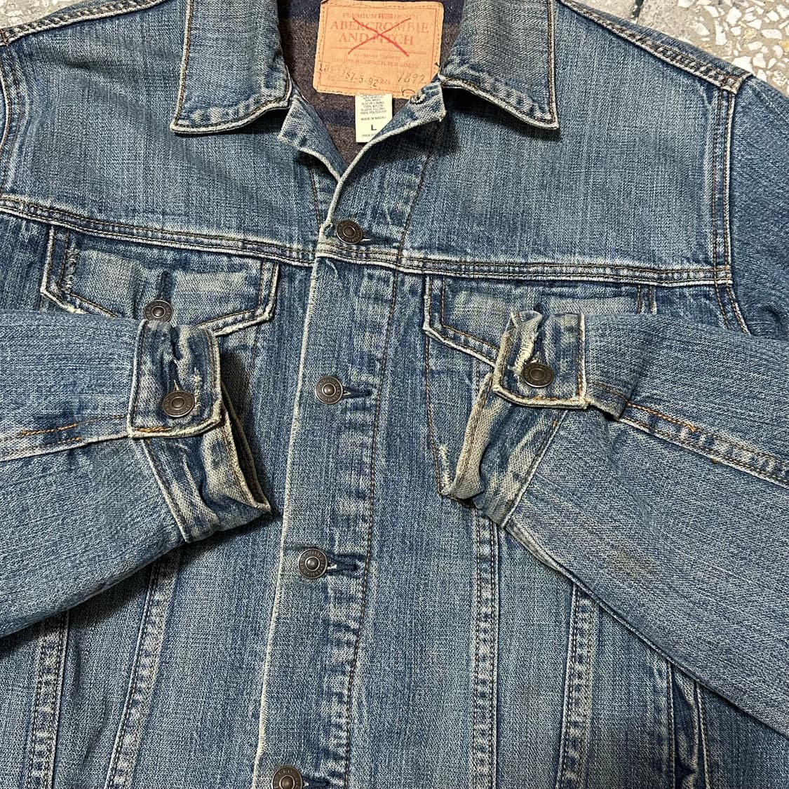 아베크롬비 워크 데님 자켓 상품이미지4