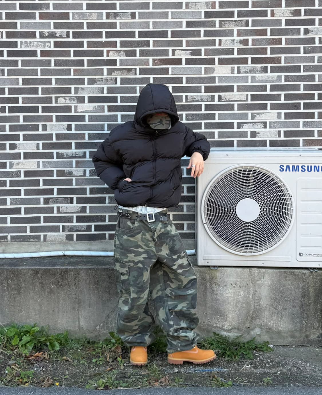 헤비 크롭 후드 패딩 2c 상품이미지2