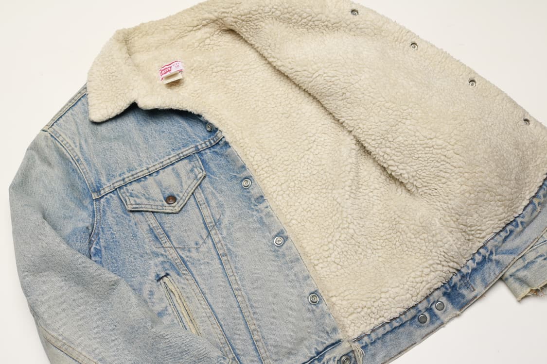[S] 70's USA 리바이스 쉐르파 데님자켓 상품이미지6