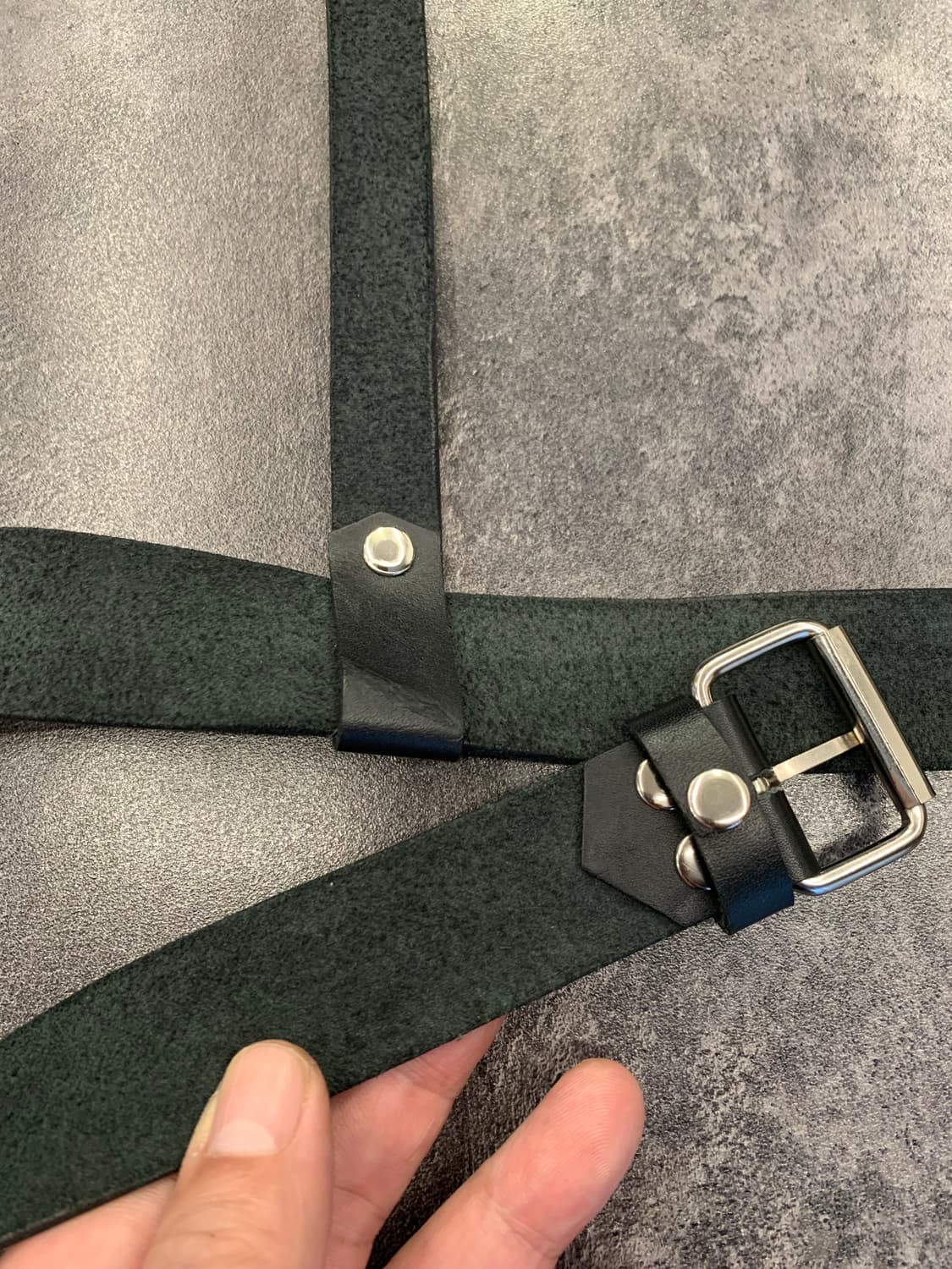 커스텀 오더 서스펜더-2(리얼-레더)유니색스 상품이미지7