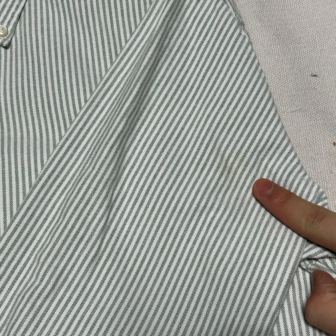 Polo Ralph Lauren 그린 스트라이프 셔츠 상품이미지5