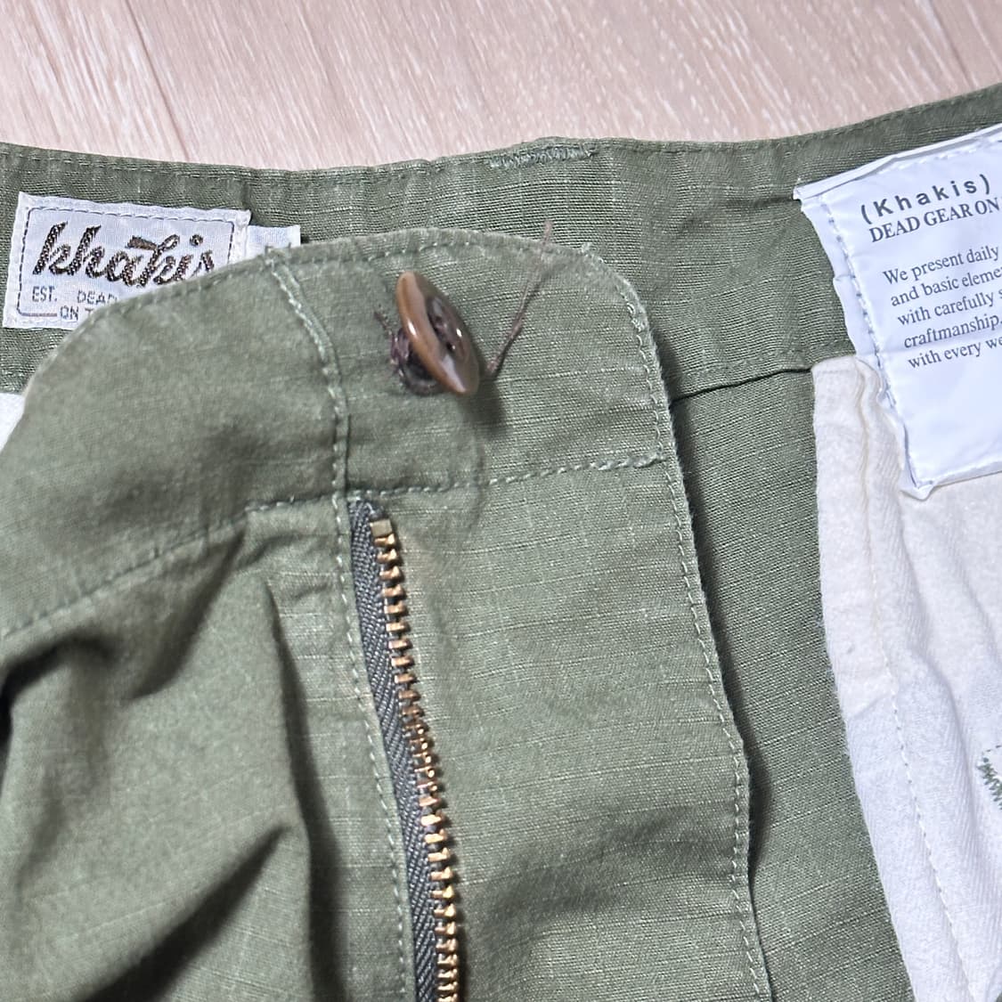 L 카키스 스탁 g2 카고팬츠 올리브 상품이미지4