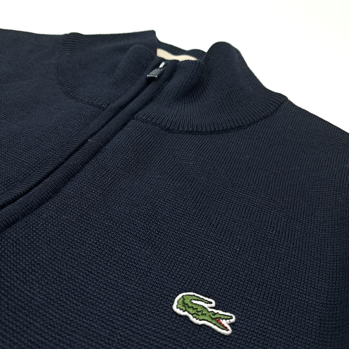 CL126 M 라코스테 100% 울 엘보 패치 & 스트라이프 디테일 하 상품이미지3