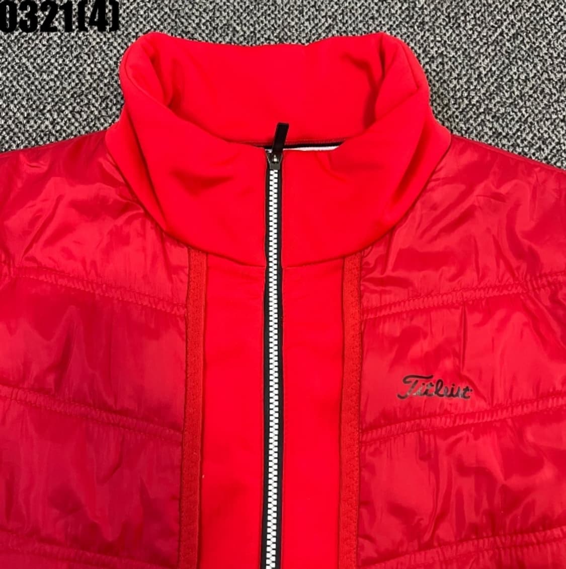 L 타이틀리스트 골프웨어 여성 레드 퀼팅 자켓 0321(4) 상품이미지2