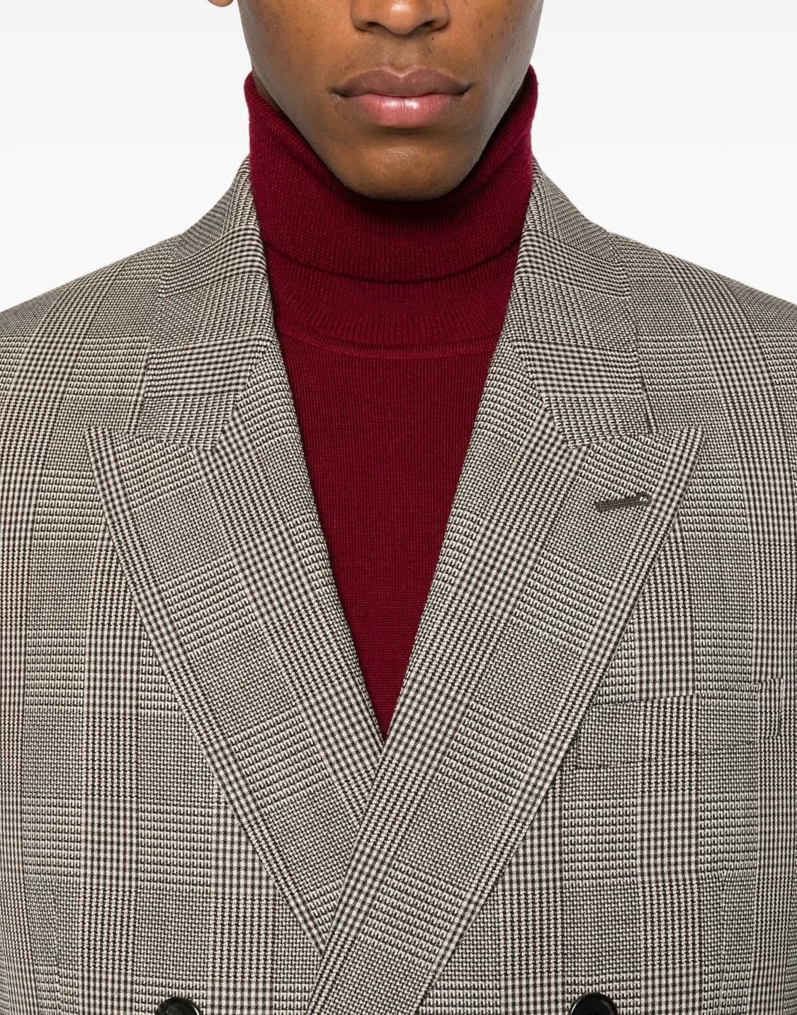 [차은우님 착용] 생로랑 25ss 프린스 오브 웨일즈 자켓 상품이미지5