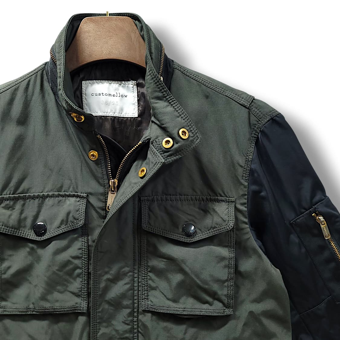 [95] 커스텀멜로우 카키 유틸리티 야상 자켓 상품이미지4