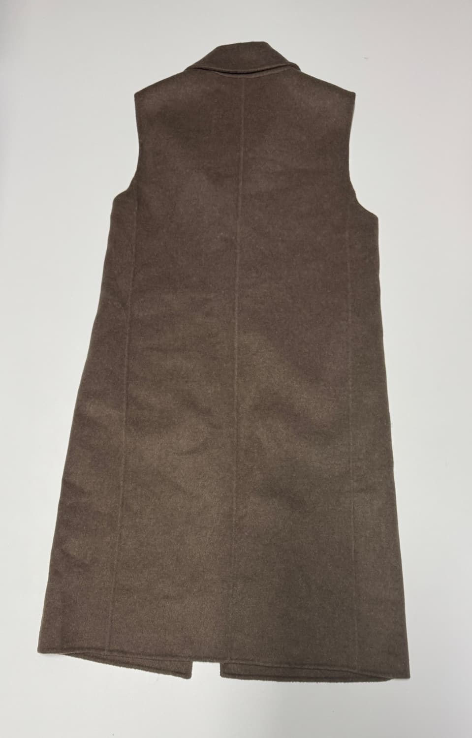 여성 쉬즈미스 22년도 롱 울 베스트 55 브라운 상품이미지2