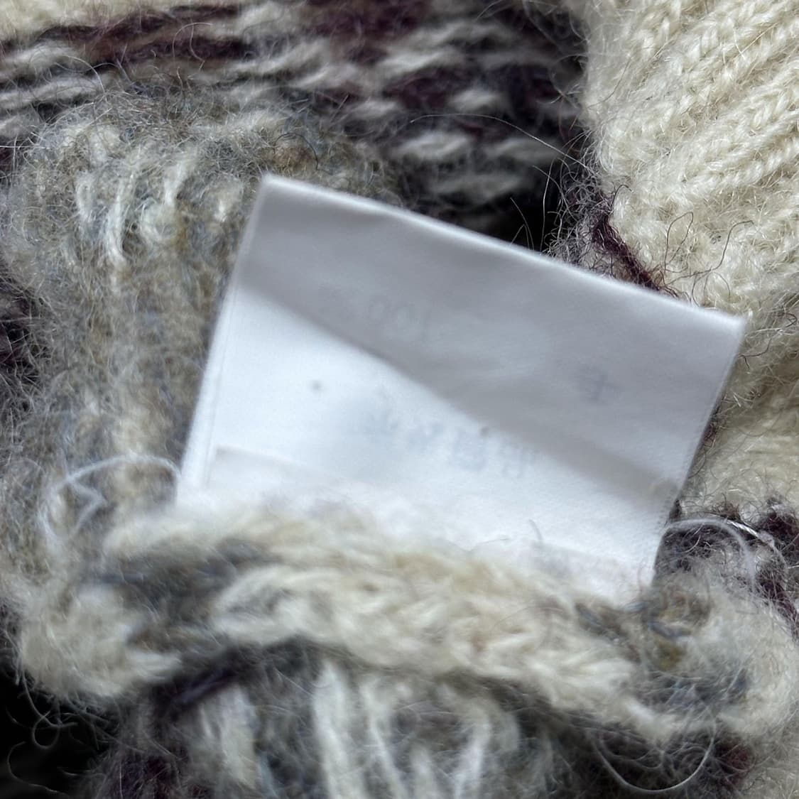 VTG 빈티지 재팬 노르딕 아이보리 니트 (M 여성추천) 상품이미지6