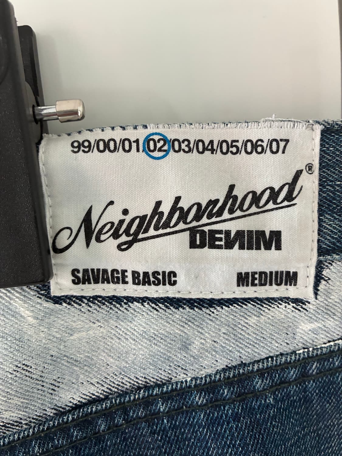 네이버후드 2002년 Savage Basic 데님 우라하라주쿠 아카이브 상품이미지3