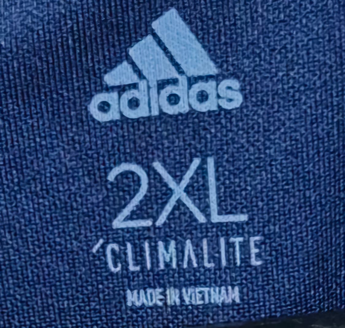 XXL ) 아디다스 네이비 기능성 반팔티 상품이미지3