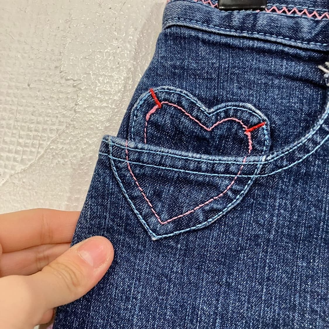 엔젤블루 키치 데님 스커트 상품이미지6