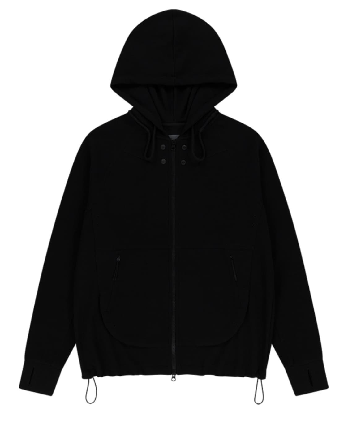 산산기어 서킷 집업 후디 블랙 (3size) 상품이미지1