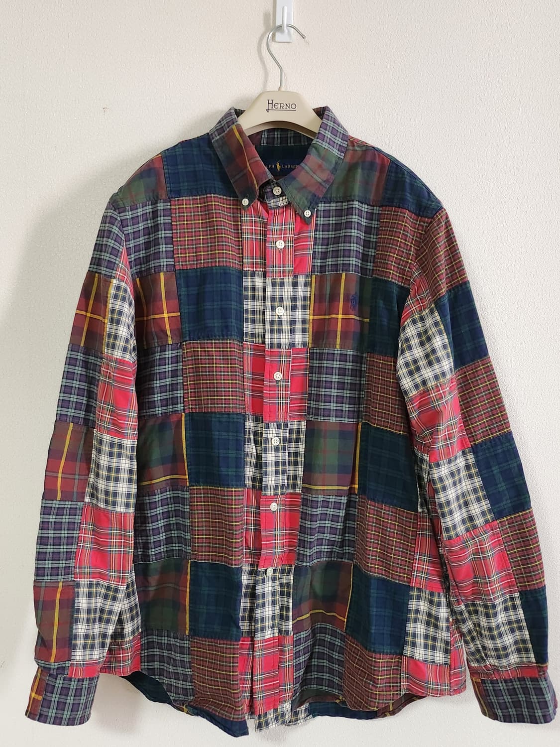 폴로랄프로렌 패치워크셔츠 (L 상품이미지2