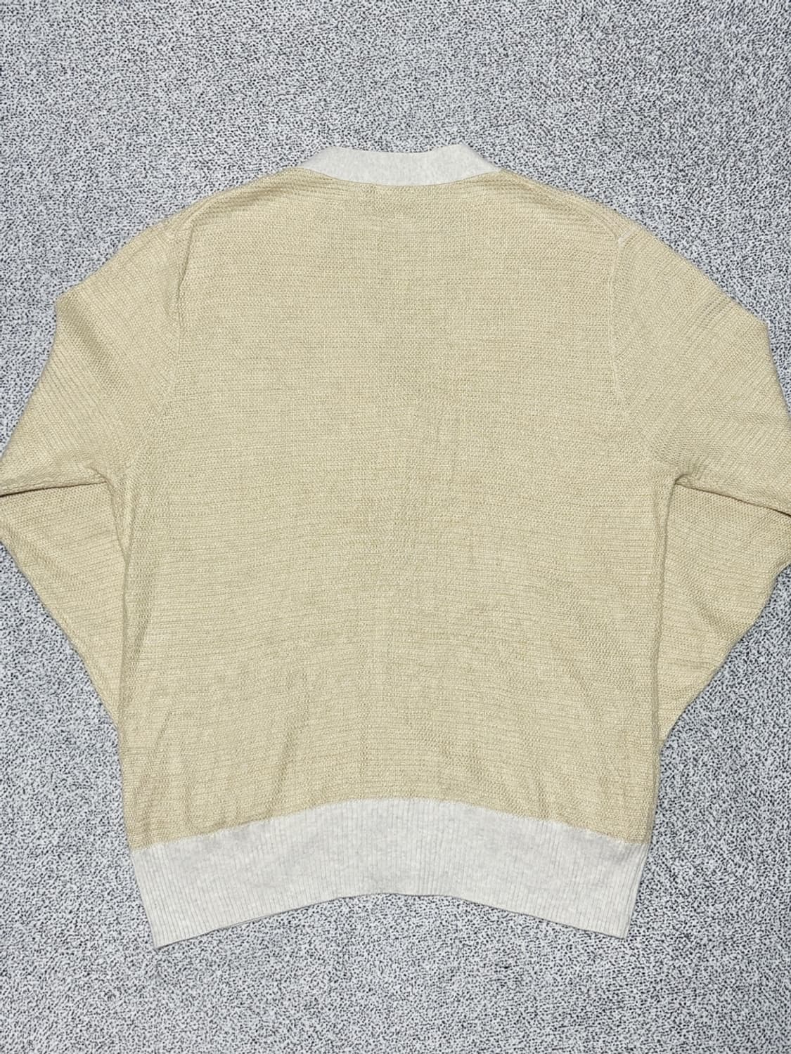 J.PRESS 제이 프레스 코튼,리넨 혼방 배색 가디건 상품이미지7