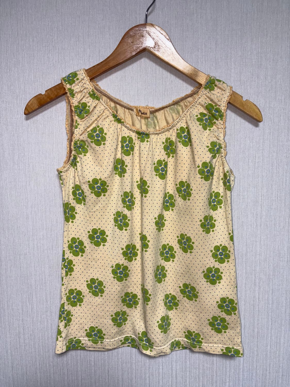 살구 플라워 도트 슬리브리스  상품이미지5