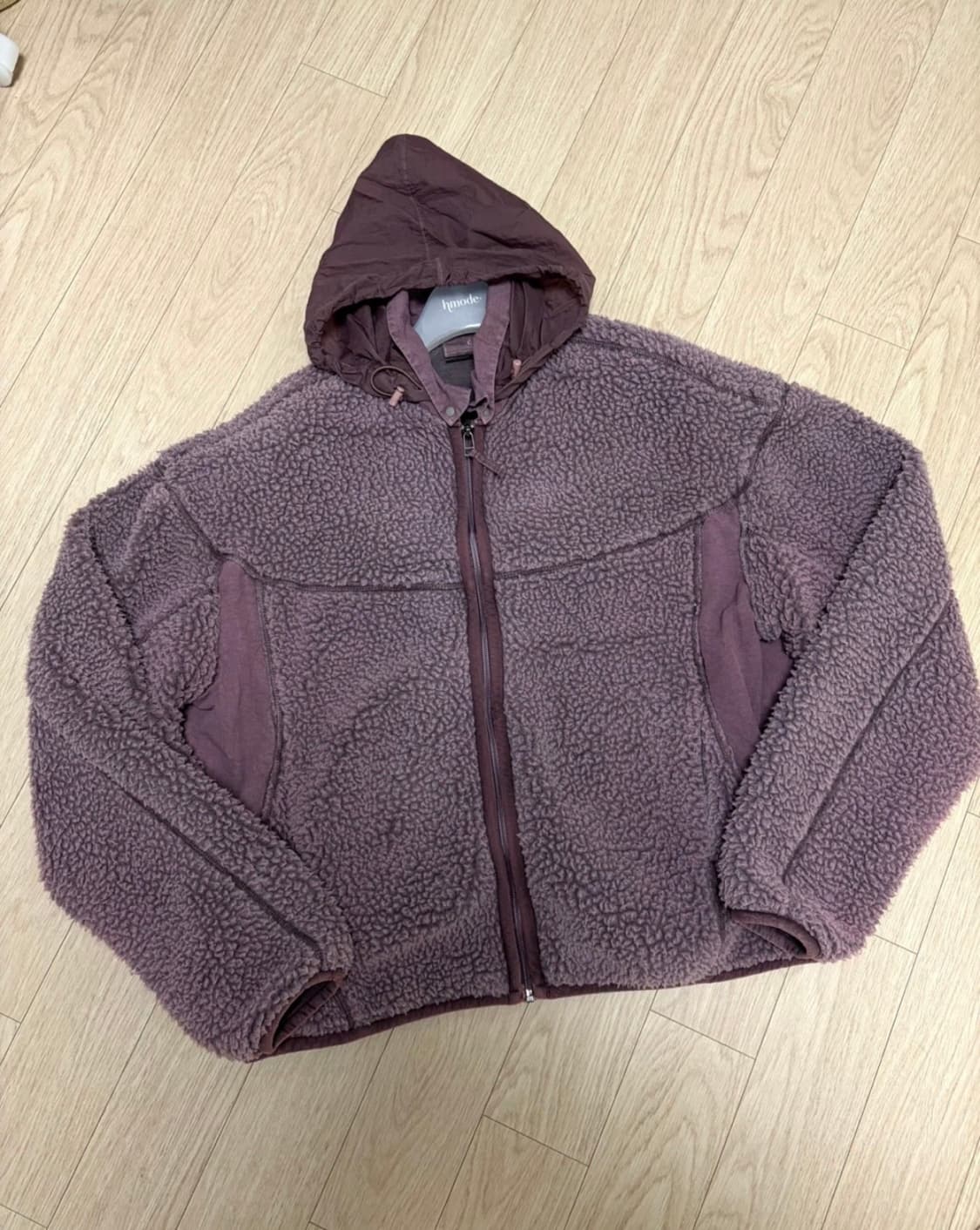 [M, 100-105] EE 누마레 후리스 플리스자켓 퍼플 상품이미지1