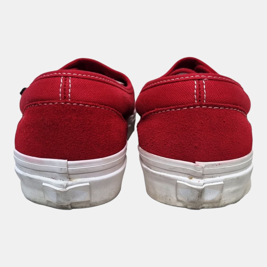 반스 x 피어오브갓 레드 스웨이드 슬립온 47 V DX 상품이미지4