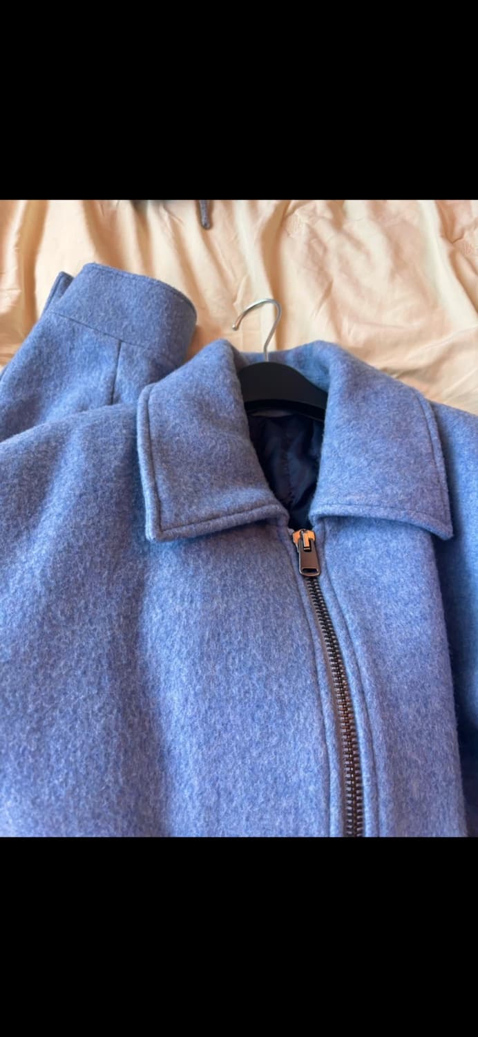 자라 블루 울자켓 상품이미지1