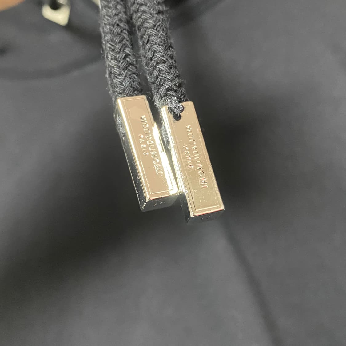 우영미 백로고 후드티 블랙 52 상품이미지3