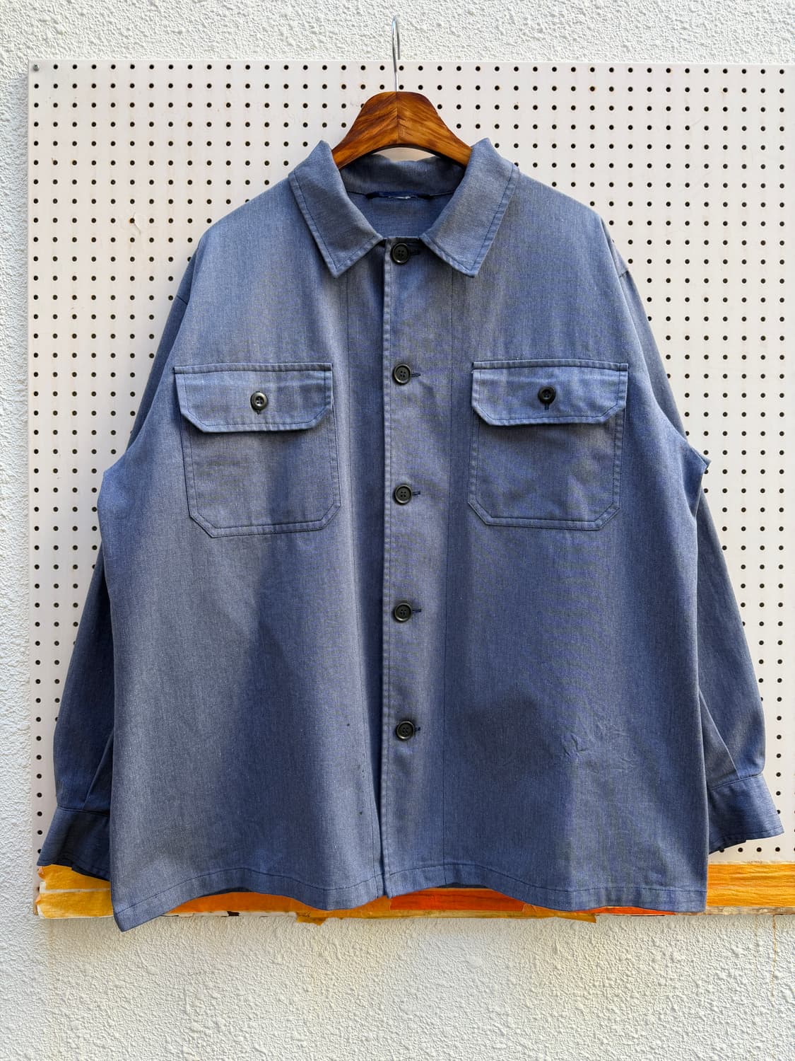 1970s FRENCH MILITARY GREY 프렌치밀리터리워크자켓 상품이미지1
