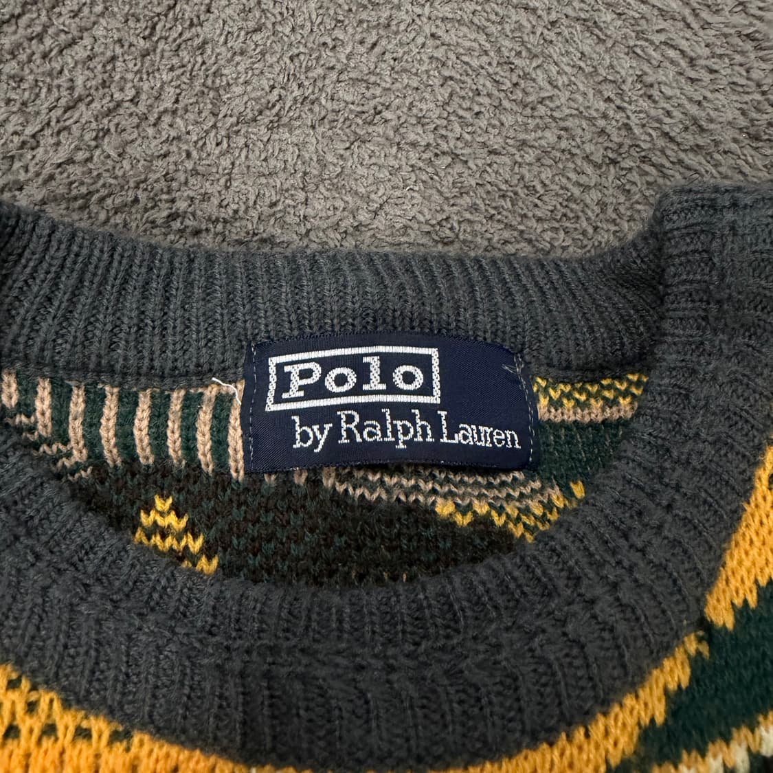 [ 정품/100 ] 폴로랄프로렌 빈티지 케이블 니트티 상품이미지5